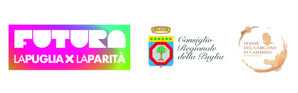 Il progetto “Tracce del nostro cammino. Le Donne del Gargano si raccontano. Incontri aperti nella città Gargano”, a cura dell’associazione Donne del Gargano in cammino, è stato realizzato con il sostegno del Consiglio regionale della Puglia nell’ambito dell’Avviso pubblico “Futura. La Puglia per la parità”