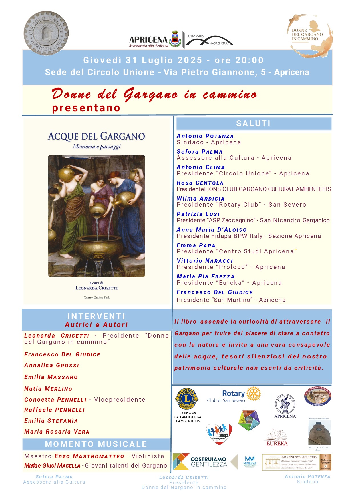 Il cammino delle “Acque del Gargano” tra memorie e paesaggi