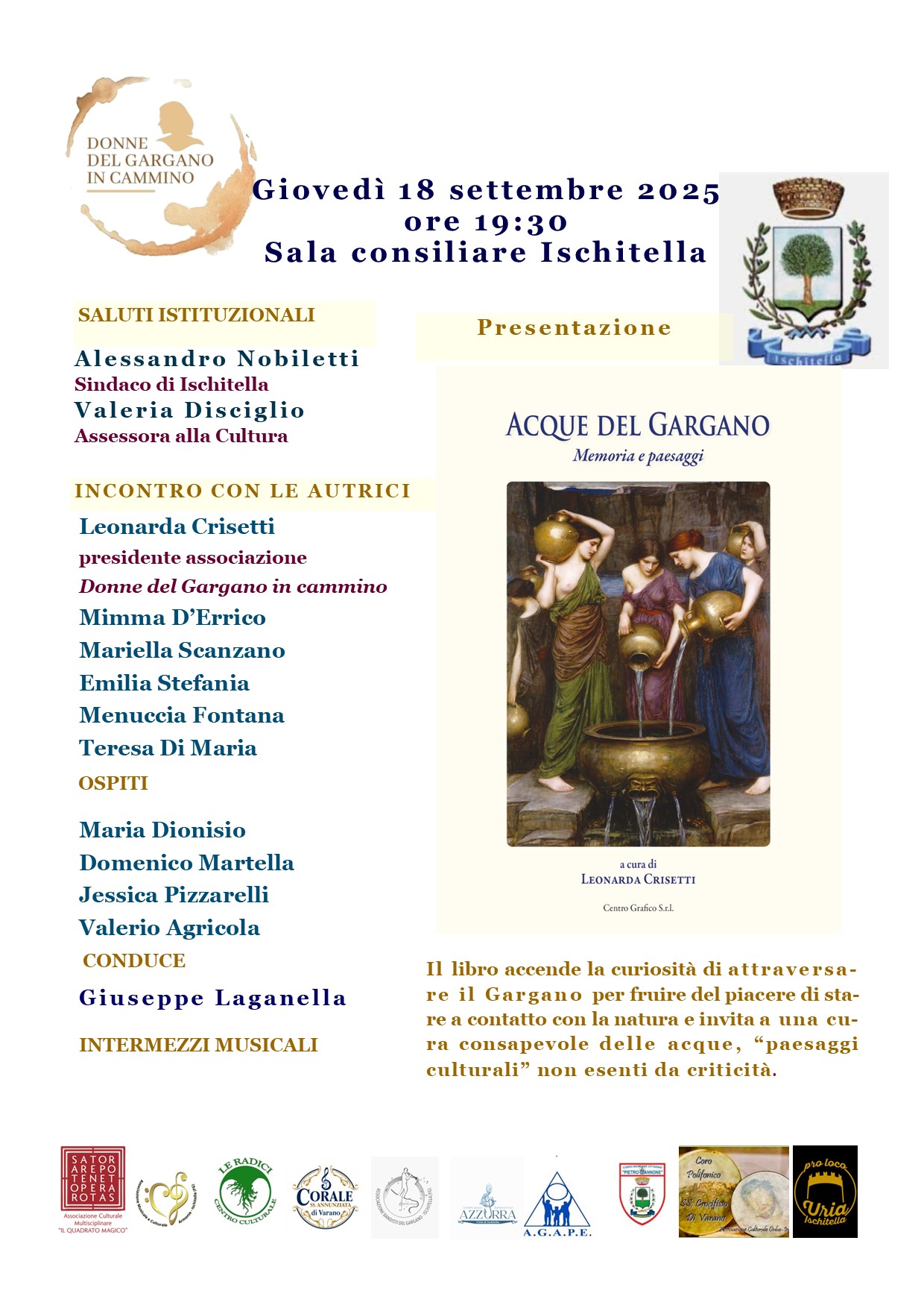 Presentazione del libro “Acque del Gargano. Memoria e paesaggi”